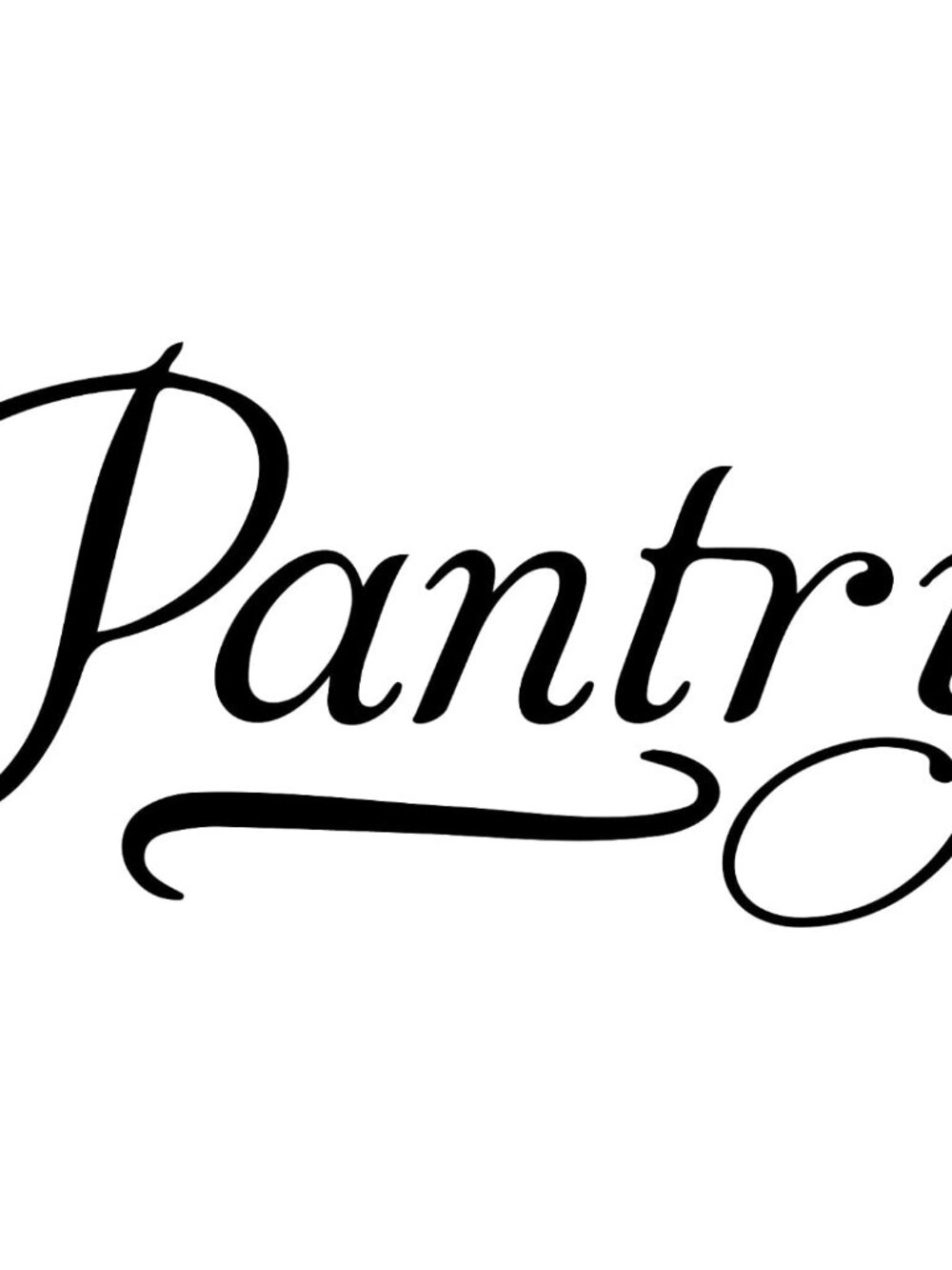 Pantry Door Sign Sticker Pantry Room Wall Decals Kitchen Vinyl Glass & Door Wall